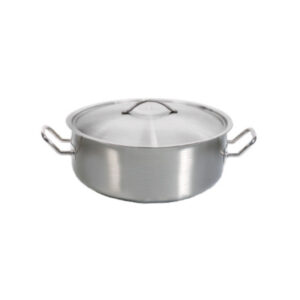 51016000024 CYLINDRICAL STEW POT SHALLOW WITH LID