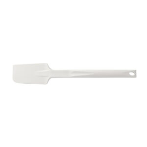 Rigid spatula with rectangular spoon