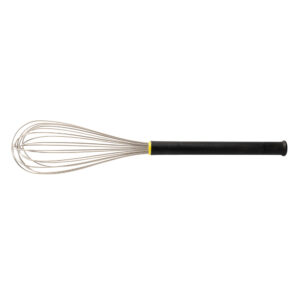 Black stainless steel whisk - 16 wires