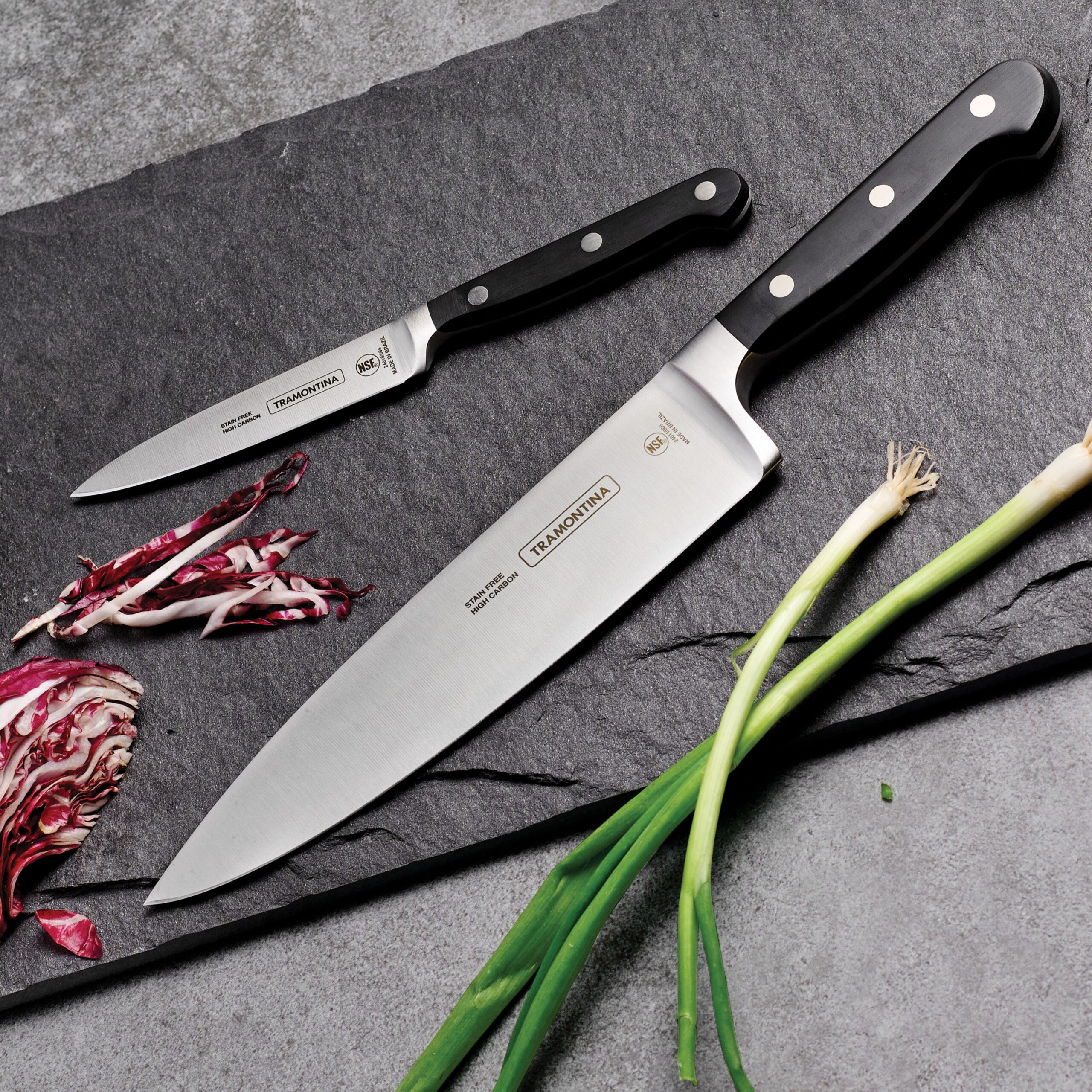 ⁦Professional 7 Piece Forged Knife Block Set⁩ - الصورة ⁦5⁩