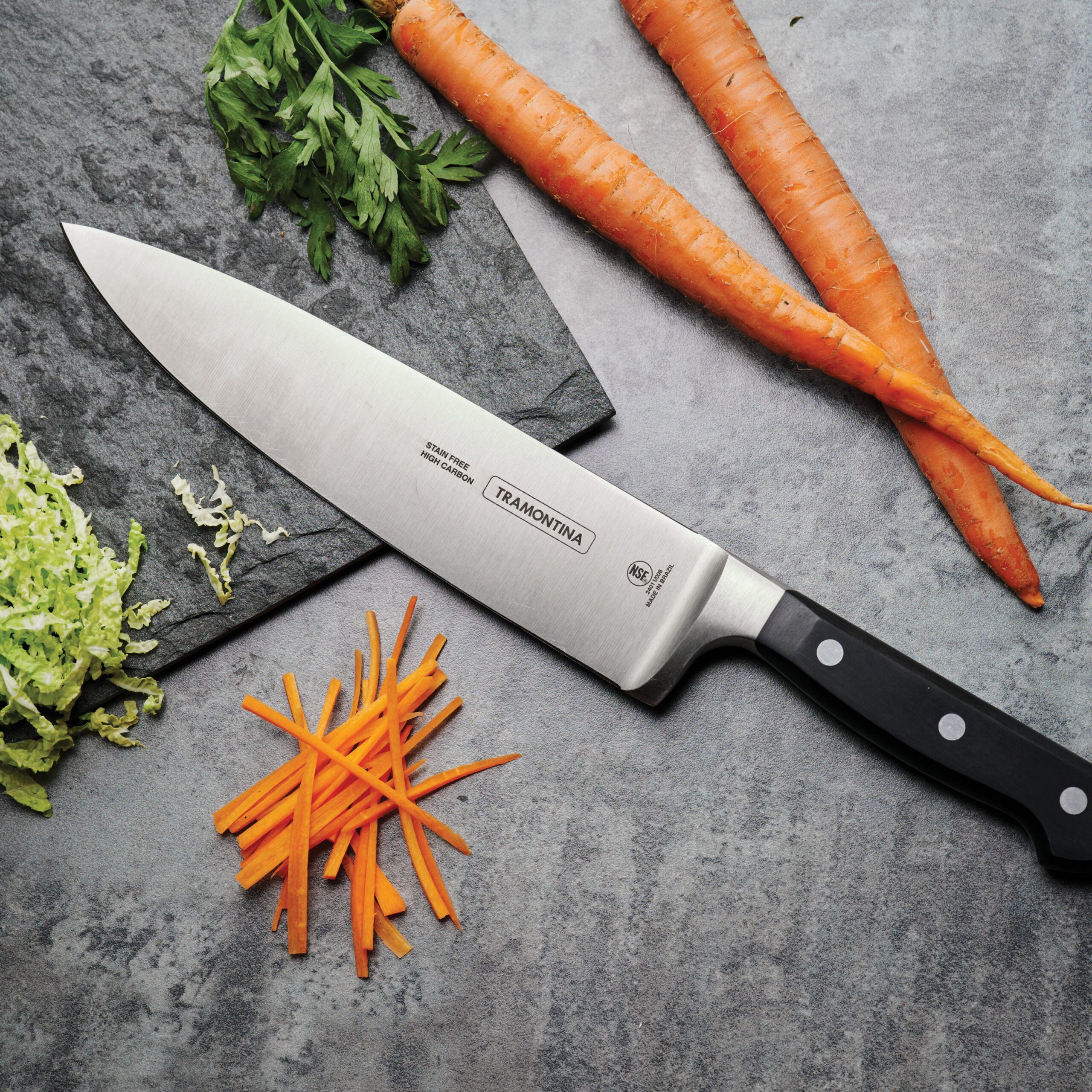 ⁦Professional 7 Piece Forged Knife Block Set⁩ - الصورة ⁦8⁩