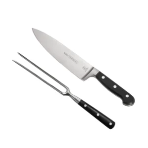 Professional 2 Piece Carving Set (Carving Fork and 8 in. Cook's Knife)