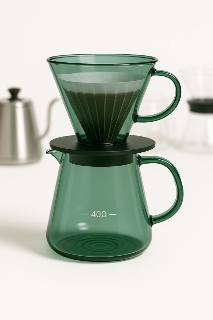 طقم v60 مقاس 02 باللون الأخضر ( قمع + سيرفر ) - Image 4