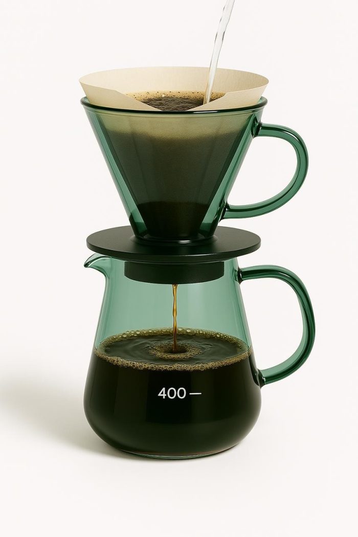 طقم v60 مقاس 02 باللون الأخضر ( قمع + سيرفر ) - Image 3