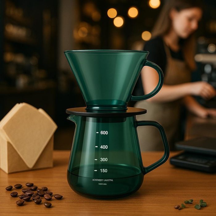 طقم v60 مقاس 02 باللون الأخضر ( قمع + سيرفر ) - Image 6